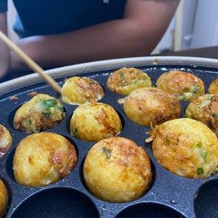 冷凍たこぶつでトロトロたこ焼き